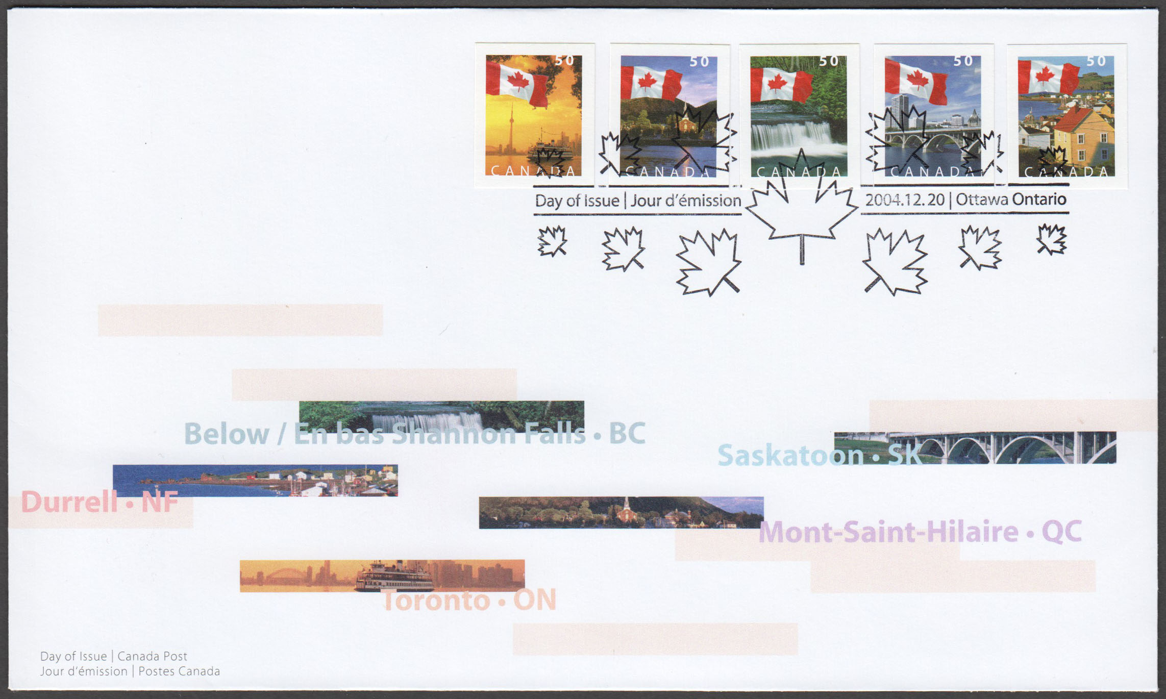 Canada Scott 2076-80 FDC - Click Image to Close